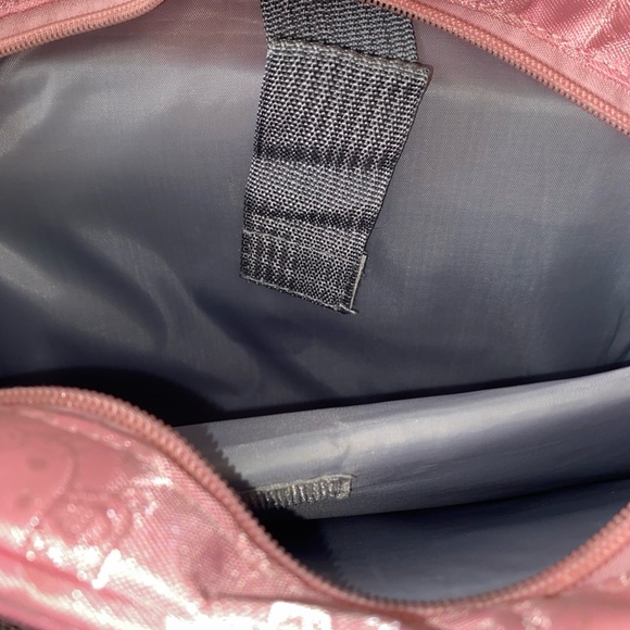 Hello Kitty Embossed Pink Crossbody Messenger Bag Laptop - Picture 7 of 10